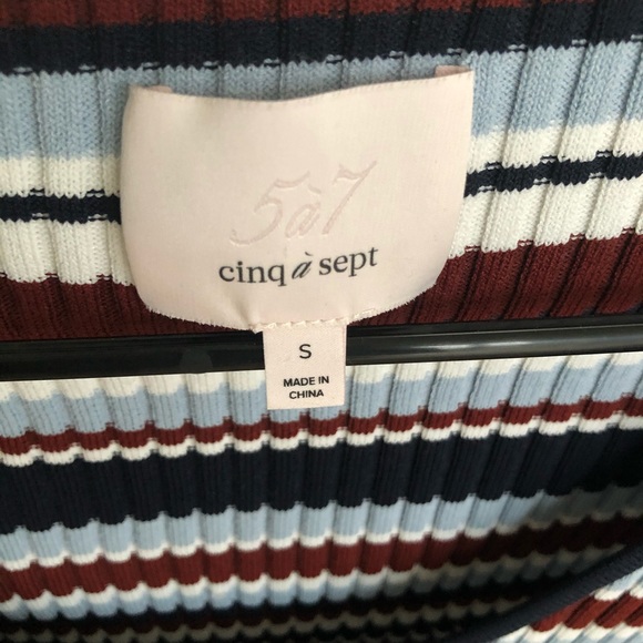 Cinq à Sept striped Estella top - Picture 4 of 8